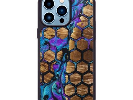 iPhone 14 Pro Max Wood+Resin Phone Case - Shane (Pattern, 638081) For Discount