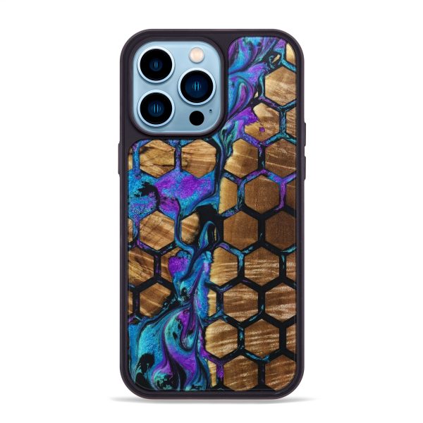 iPhone 14 Pro Max Wood+Resin Phone Case - Shane (Pattern, 638081) For Discount