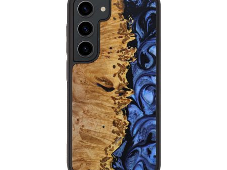 Galaxy S23 Wood+Resin Phone Case - Chase (Blue, 642208) Online Sale