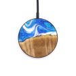 Circle Wood+Resin Wireless Charger - Noelle (Blue, 640692) Sale