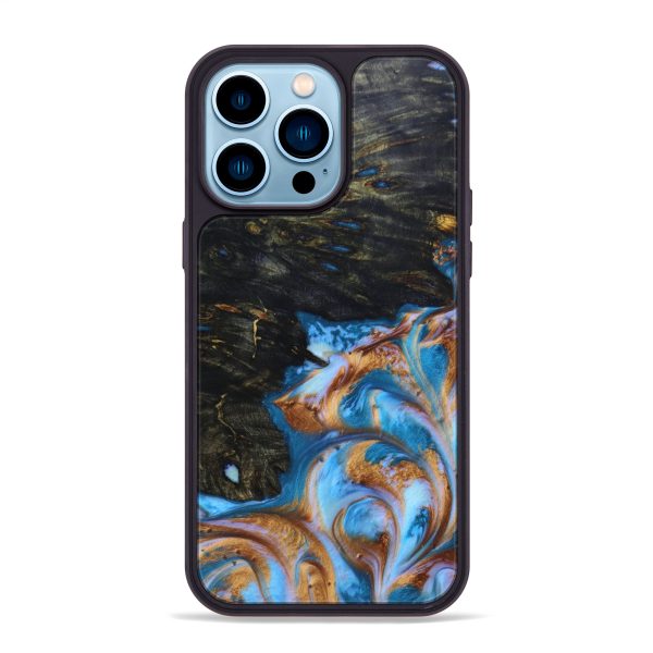 iPhone 14 Pro Max Wood+Resin Phone Case - Corey (Artist Pick, 639447) Online Sale