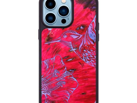 iPhone 14 Pro Max Wood+Resin Phone Case - Jake (Spring, 640438) Hot on Sale