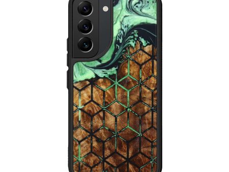 Galaxy S22 Wood+Resin Phone Case - Desmond (Pattern, 640098) Hot on Sale