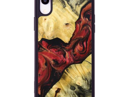 iPhone Xr Wood+Resin Phone Case - Janice (Red, 640974) Sale