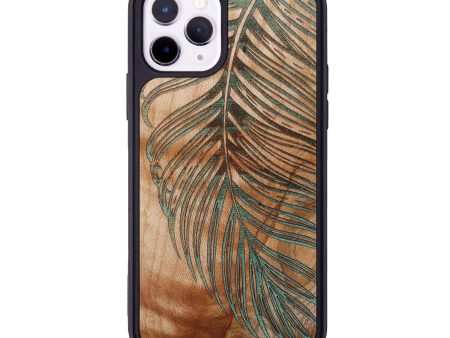 iPhone 11 Pro Wood+Resin Phone Case - Leonard (Spring, 640310) Online Hot Sale