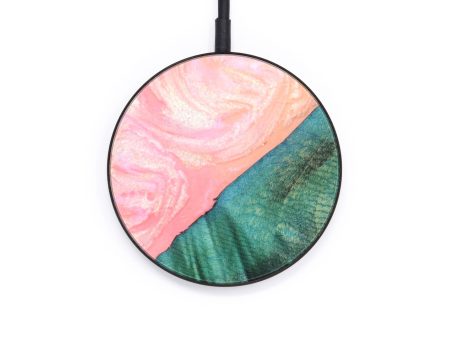 Circle Wood+Resin Wireless Charger - Stacy (Artist Pick, 640666) Discount