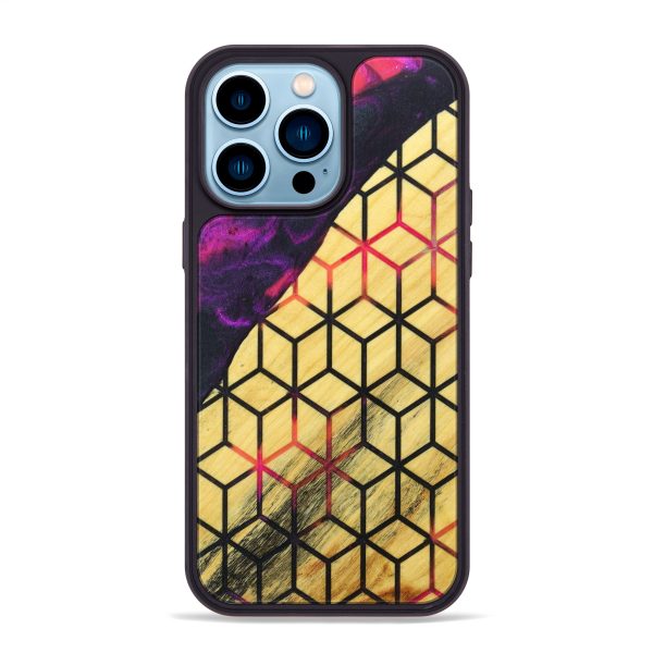 iPhone 14 Pro Max Wood+Resin Phone Case - Skye (Pattern, 639174) Sale