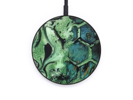 Circle Wood+Resin Wireless Charger - Kirk (Pattern, 640702) Supply