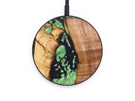 Circle Wood+Resin Wireless Charger - Rachel (Mosaic, 640573) For Discount