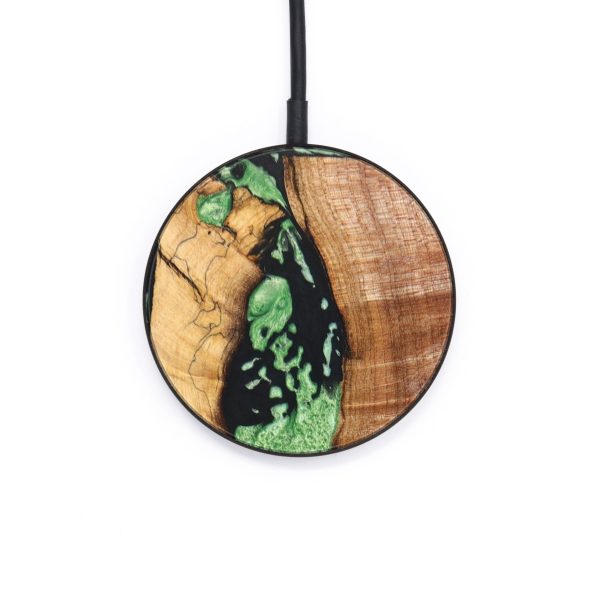 Circle Wood+Resin Wireless Charger - Rachel (Mosaic, 640573) For Discount