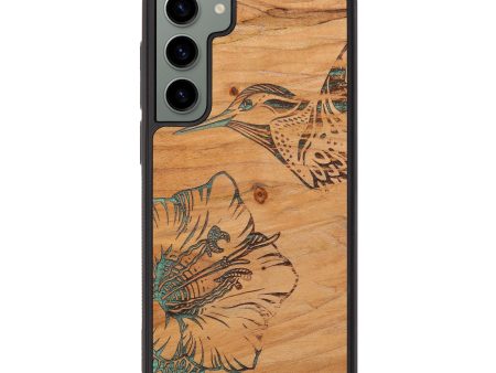 Galaxy S23 Plus Wood+Resin Phone Case - Josie (Spring, 640306) Fashion