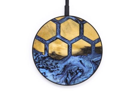 Circle Wood+Resin Wireless Charger - Axel (Pattern, 640699) Online Sale