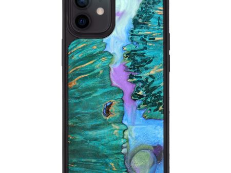 iPhone 12 Wood+Resin Phone Case - Angelica (Galaxy, 639151) Online