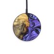 Circle Wood+Resin Wireless Charger - Marquis (Purple, 637906) Supply