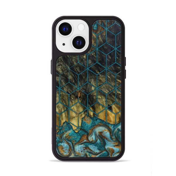 iPhone 13 Wood+Resin Phone Case - Niko (Pattern, 643209) Sale