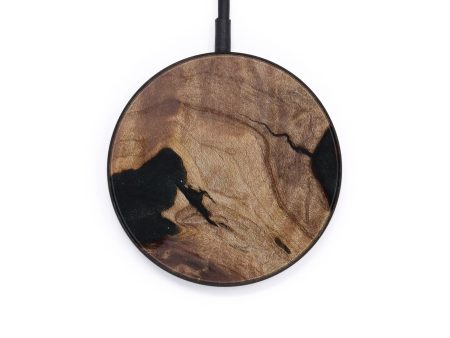 Circle Burl Wood Wireless Charger - Franklin (Wood Burl, 643469) on Sale