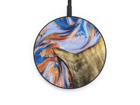 Circle Wood+Resin Wireless Charger - Gilbert (Artist Pick, 640150) on Sale