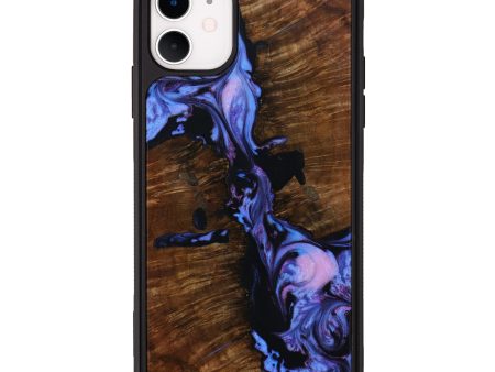 iPhone 11 Wood+Resin Phone Case - Randal (Artist Pick, 643328) Hot on Sale