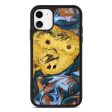 iPhone 11 Wood+Resin Phone Case - Devante (Teal & Gold, 641010) Online