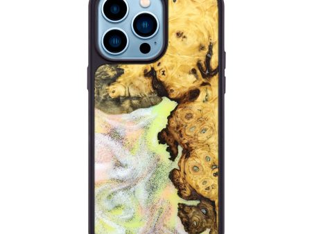 iPhone 14 Pro Max Wood+Resin Phone Case - Martin (Galaxy, 638603) Supply