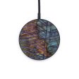 Circle Wood+Resin Wireless Charger - Ruben (Spring, 640652) on Sale