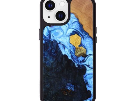 iPhone 13 Wood+Resin Phone Case - Hilary (Mosaic, 638684) Online Sale