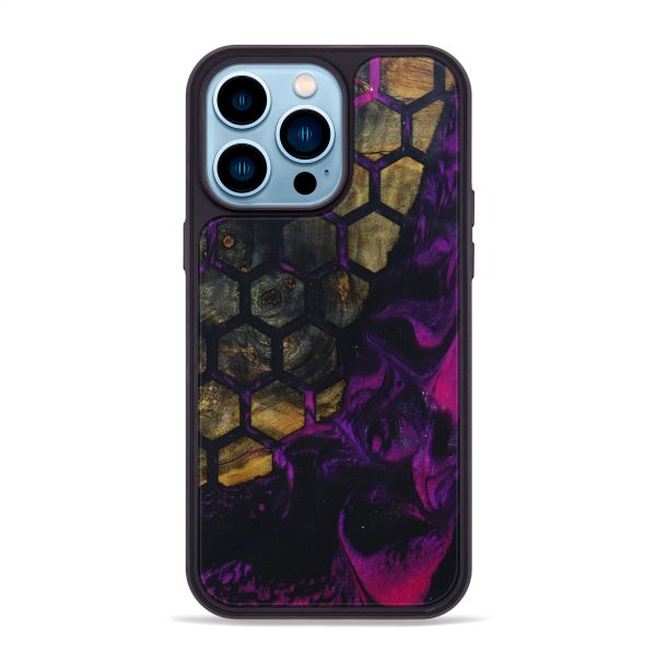 iPhone 14 Pro Max Wood+Resin Phone Case - Clark (Pattern, 639167) Online Sale