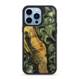 iPhone 14 Pro Max Wood+Resin Phone Case - Matthew (Green, 639470) Cheap