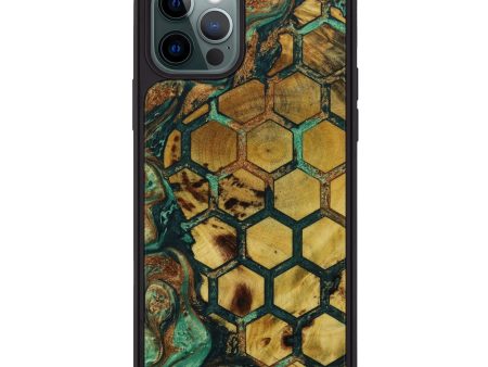 iPhone 12 Pro Wood+Resin Phone Case - Bernadette (Pattern, 643227) Fashion