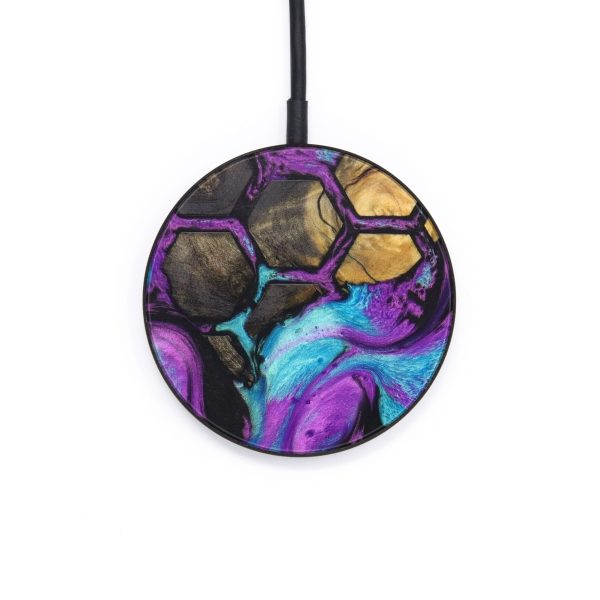 Circle Wood+Resin Wireless Charger - Harriet (Pattern, 637882) Sale