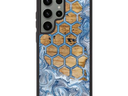 Galaxy S23 Ultra Wood+Resin Phone Case - Anahi (Pattern, 641299) For Discount