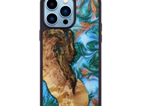 iPhone 14 Pro Max Wood+Resin Phone Case - Anastasia (Artist Pick, 639632) on Sale