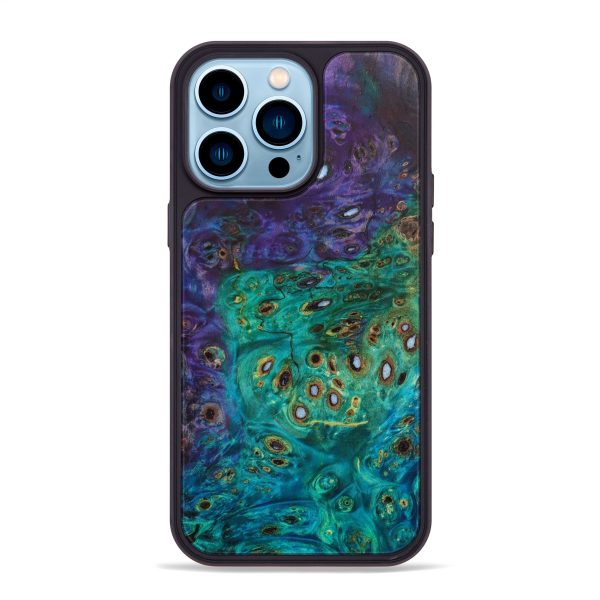 iPhone 14 Pro Max Wood+Resin Phone Case - Mckinley (Galaxy, 638595) For Discount