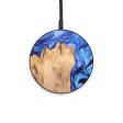 Circle Wood+Resin Wireless Charger - Talan (Blue, 637903) Fashion