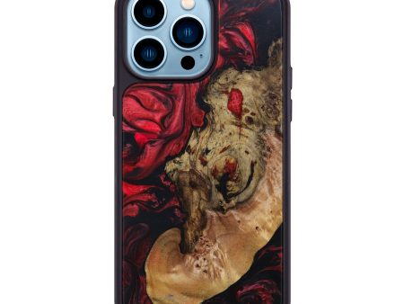 iPhone 14 Pro Max Wood+Resin Phone Case - Jessica (Artist Pick, 639212) Fashion