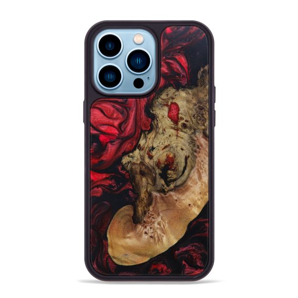 iPhone 14 Pro Max Wood+Resin Phone Case - Jessica (Artist Pick, 639212) Fashion