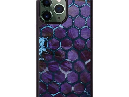 iPhone 13 Pro Max Wood+Resin Phone Case - Cyrus (Pattern, 642067) For Sale