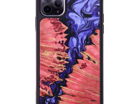 iPhone 11 Pro Max Wood+Resin Phone Case - Lennon (Purple, 638143) Supply