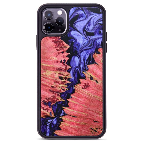 iPhone 11 Pro Max Wood+Resin Phone Case - Lennon (Purple, 638143) Supply