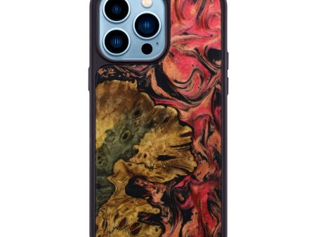 iPhone 14 Pro Max Wood+Resin Phone Case - Marguerite (Artist Pick, 642356) For Discount