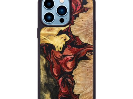 iPhone 14 Pro Max Wood+Resin Phone Case - Kaleb (Mosaic, 638395) Hot on Sale