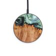 Circle Wood+Resin Wireless Charger - Maddox (Green, 640552) on Sale