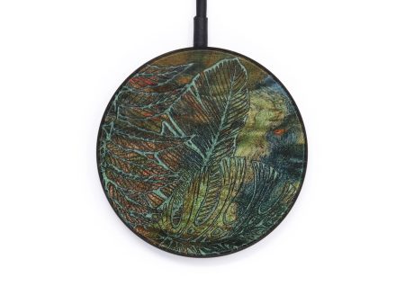 Circle Wood+Resin Wireless Charger - Tricia (Spring, 640382) Online Hot Sale