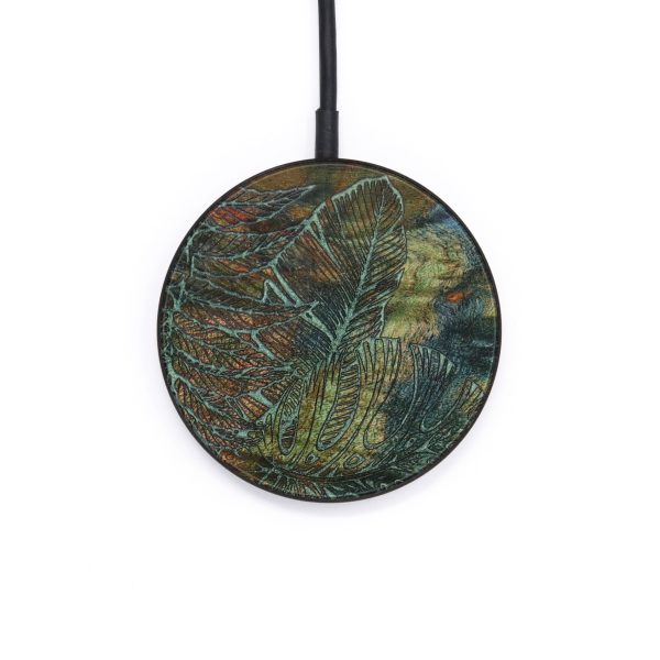 Circle Wood+Resin Wireless Charger - Tricia (Spring, 640382) Online Hot Sale