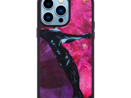 iPhone 14 Pro Max Wood+Resin Phone Case - Easton (Galaxy, 638580) Online now