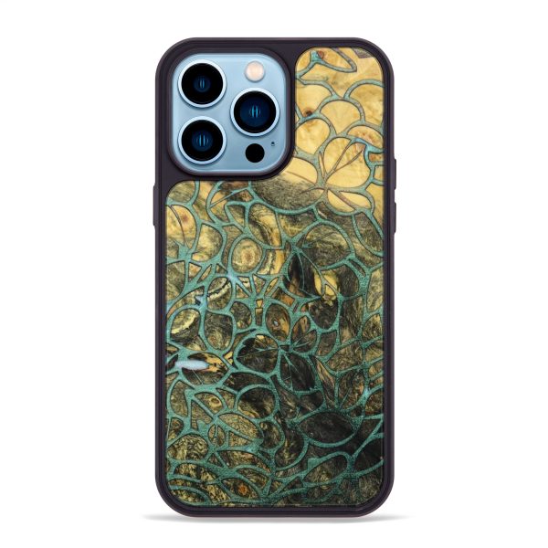 iPhone 14 Pro Max Wood+Resin Phone Case - Kasey (Spring, 640277) Discount