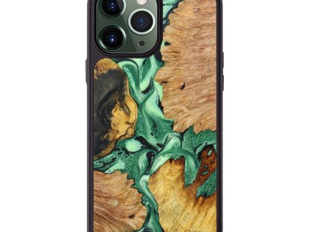 iPhone 13 Pro Max Wood+Resin Phone Case - Freddie (Mosaic, 638072) Cheap