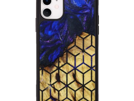 iPhone 11 Wood+Resin Phone Case - Camron (Pattern, 639177) Discount