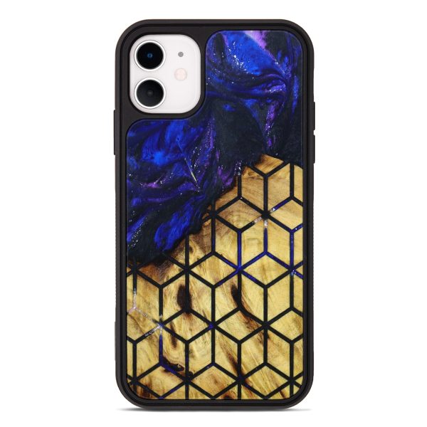 iPhone 11 Wood+Resin Phone Case - Camron (Pattern, 639177) Discount