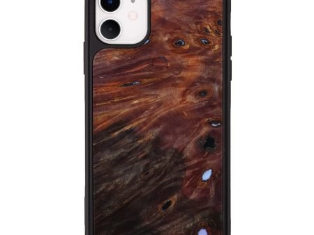 iPhone 11 Wood+Resin Phone Case - Mauricio (Buckeye Burl, 642175) Sale